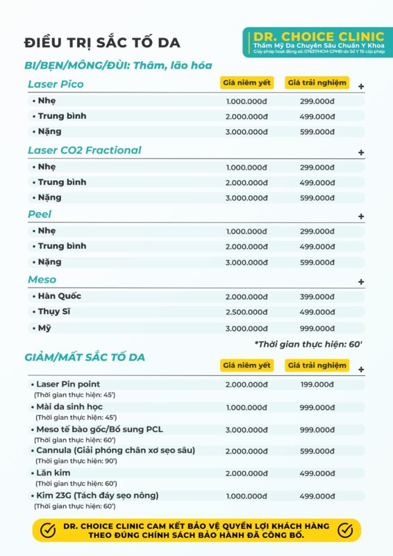 Có nên trị thâm nách/bẹn tại Dr. Choice Clinic HCM? 12