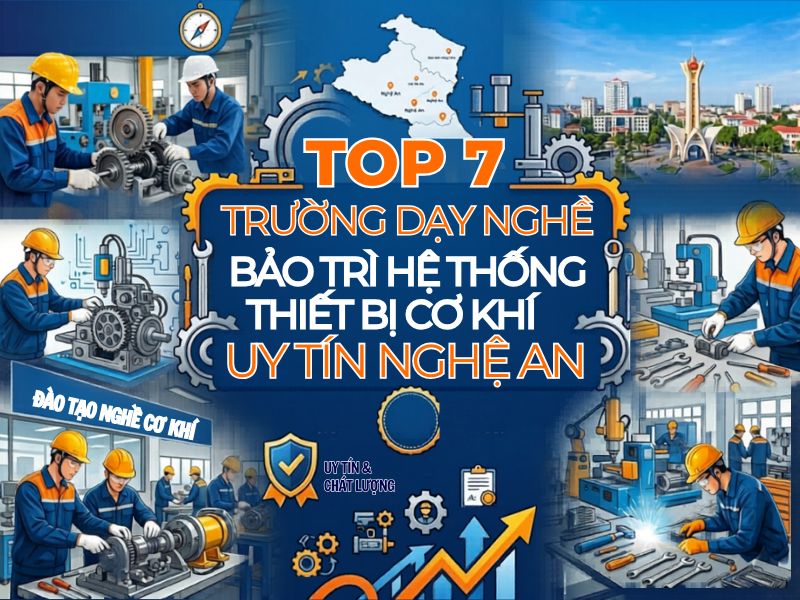 Top 5+ Trường Dạy Nghề Bảo Trì Hệ Thống Thiết Bị Cơ Khí Uy Tín Nghệ An 1