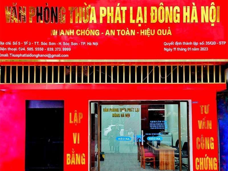 Văn Phòng Thừa Phát Lại Đông Hà Nội