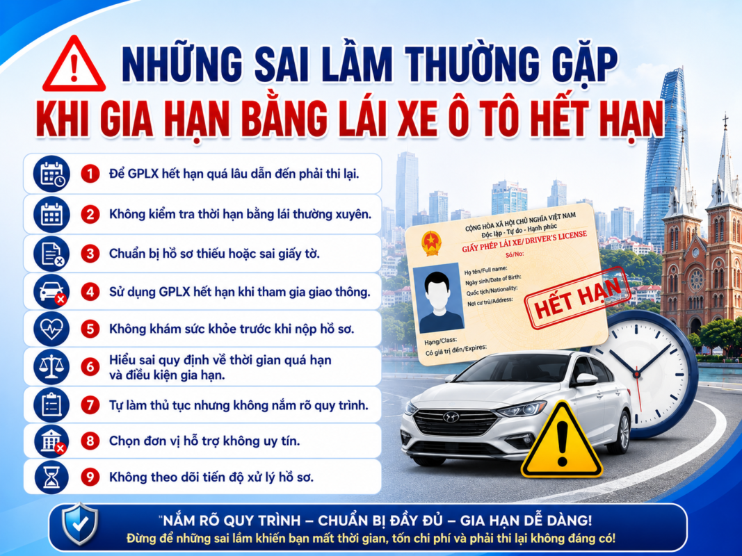 Phí Dịch Vụ Gia Hạn Giấy Phép Lái Xe Ô Tô Hết Hạn Ở Phường Tân Định HCM 13