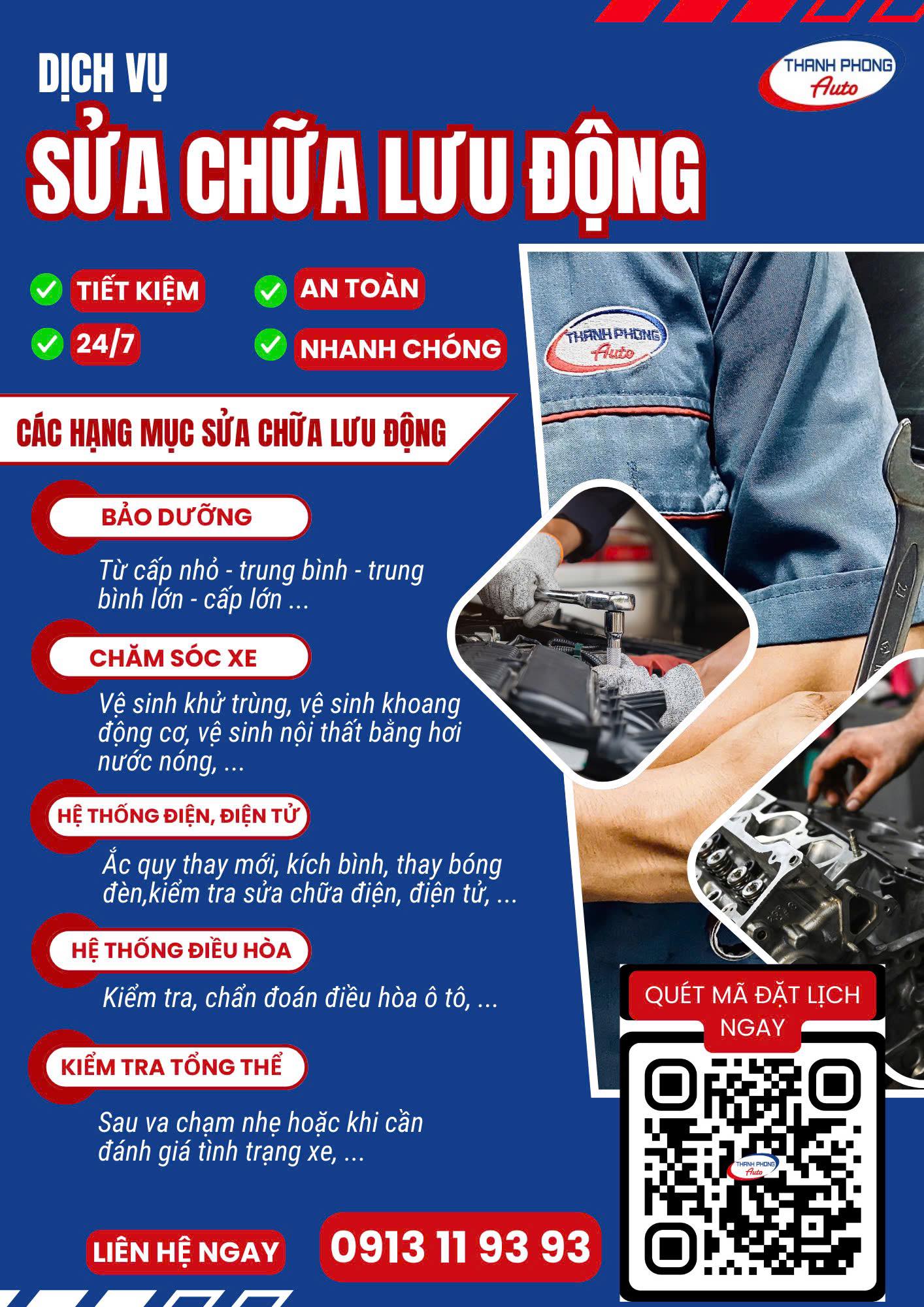 Bảo Dưỡng Ôtô Lưu Động Bảo Đảm Tại Phường Trung Mỹ Tây 17