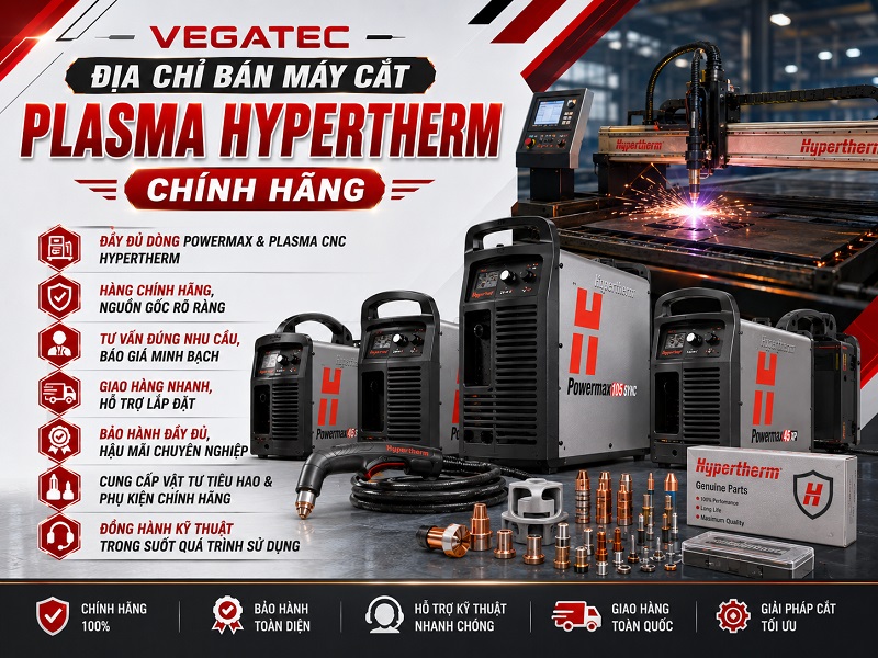 Địa chỉ bán máy cắt Plasma Hypertherm tại phường Tân Định 1