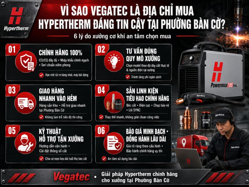 Địa chỉ bán máy cắt Plasma Hypertherm phường Bàn Cờ uy tín 11