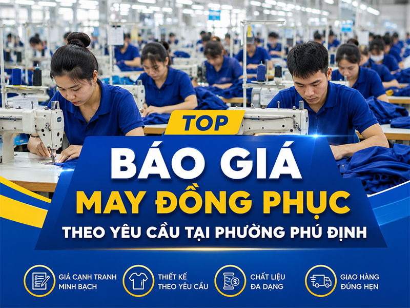 Bảng giá may đồng phục theo yêu cầu tại Phường Phú Định 17