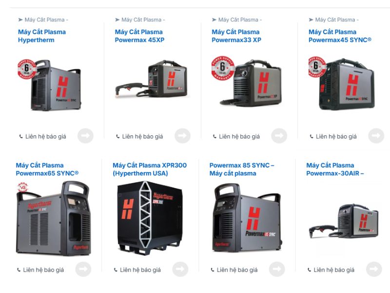 Địa chỉ bán máy cắt Plasma Hypertherm phường Bàn Cờ uy tín 12